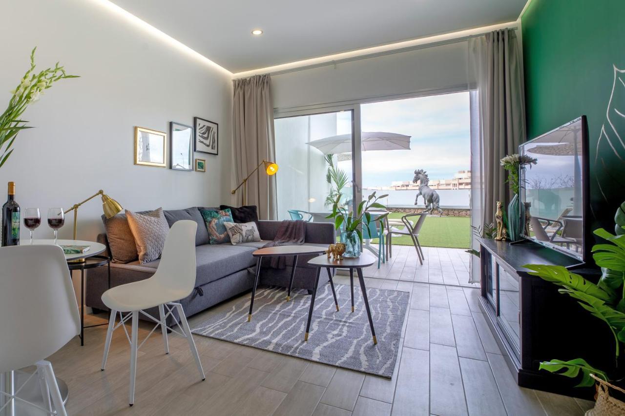 Ocean Garden Suite 10 Con Jardin Privado Costa Adeje  Exteriör bild
